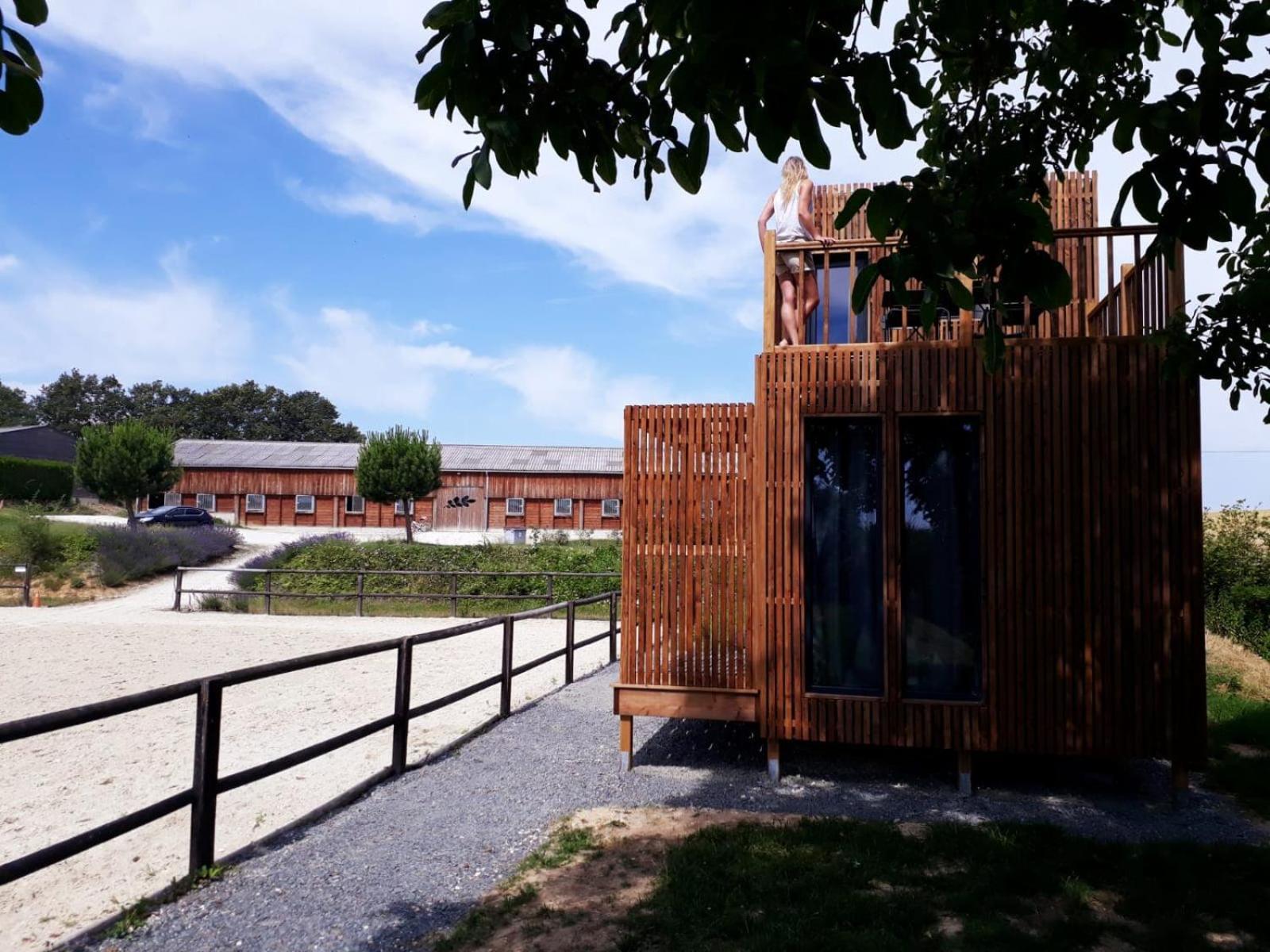 Manege De La Chapiniere - Dadaloge Tiny-House Villa Chateauvieux  ภายนอก รูปภาพ